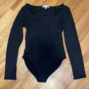 Gaze Black Bodysuit Size Xs